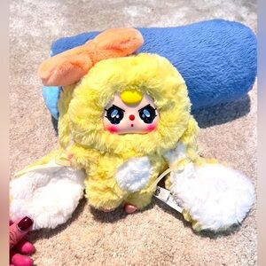 <Authentic> Rabbit coming back series - yellow with glass eyes